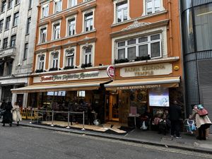   at Govinda's in London