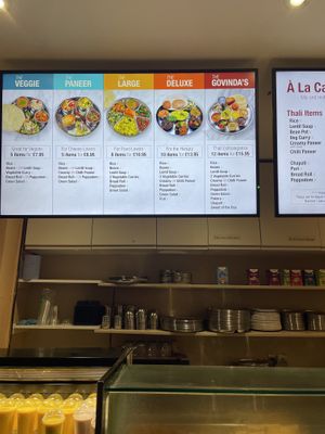   at Govinda's in London