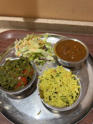 Veggie platter £7.95   at Govinda's in London