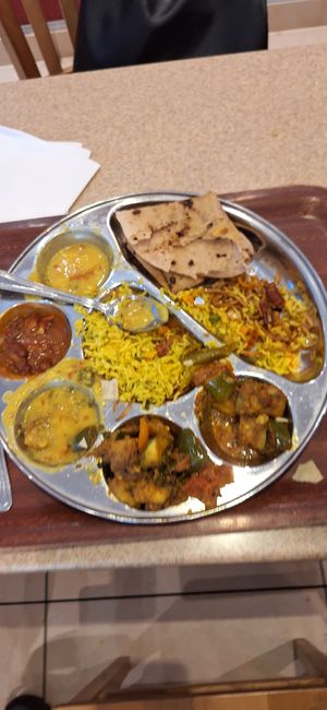 Vegan Thali at Govinda's in London