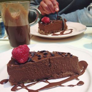 Raw Chocolate Cake  at Mildreds - Soho in London