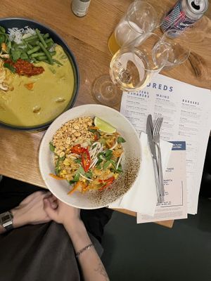 kiri hodi & tofu tamarind pad thai  at Mildreds - Soho in London