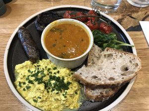 English Breakfast  at Mildreds - Soho in London