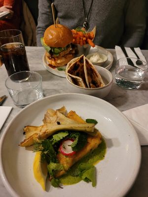 Artichoke starter at Mildreds - Soho in London