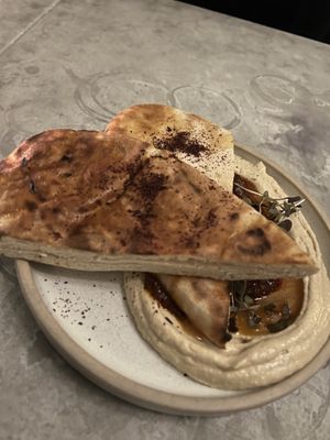 Hummus and Amba  at Mildreds - Soho in London