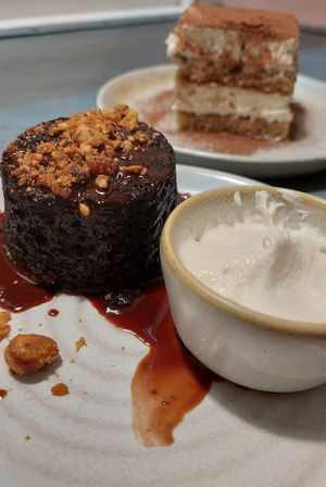 Faux Rerro Cake at Mildreds - Soho in London