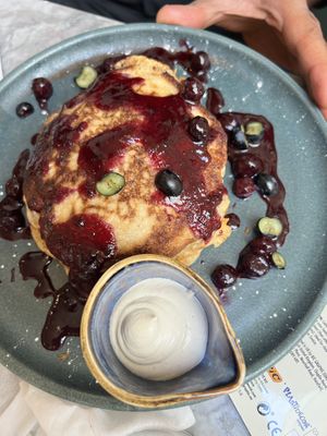 Vegan pancake brunch   at Mildreds - Soho in London