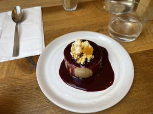 Cheesecake  at Mildreds - Soho in London