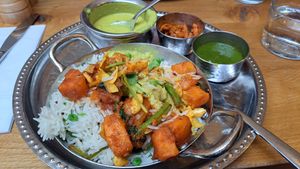 Kiri hodi thali at Mildreds - Soho in London