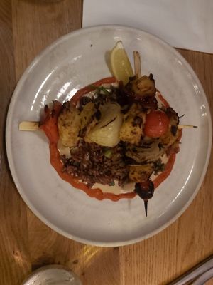 No Chicken kebab at Mildreds - Soho in London