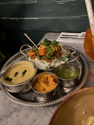 Potato curry   at Mildreds - Soho in London