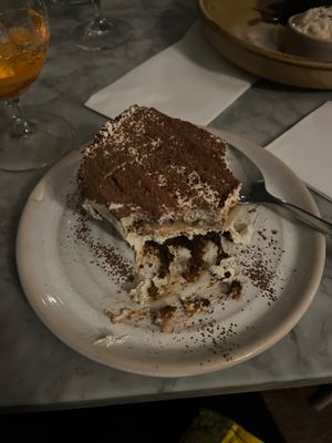 White chocolate tiramisu   at Mildreds - Soho in London