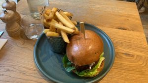 “chicken” burger  at Mildreds - Soho in London