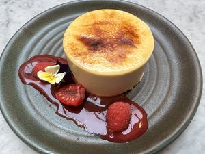 Crème brûlée  at Mildreds - Soho in London