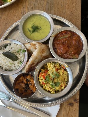 Thali Brunch   at Mildreds - Soho in London