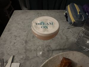 Lychee rose martini  at Mildreds - Soho in London