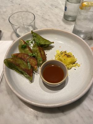 Gyoza  at Mildreds - Soho in London