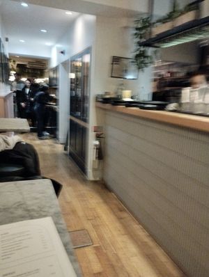 Inside restaurant at Mildreds - Soho in London