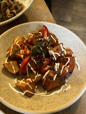Harissa Patatas Bravas  at Mildreds - Soho in London