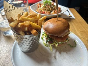 Hot mango pepper chik’n  at Mildreds - Soho in London