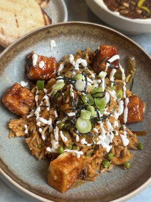 Korean bibimbap  at Mildreds - Soho in London