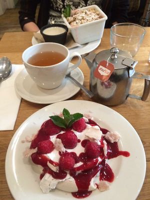 Vegan pavlova! at Mildreds - Soho in London