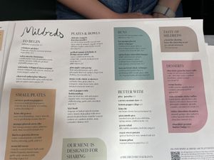 Menú  at Mildreds - Soho in London