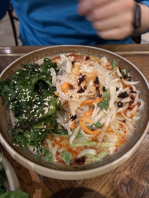 zuppa di noodle shiratake   at Mildreds - Soho in London