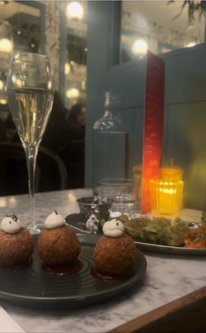 Arancini & Gyoza  at Mildreds - Soho in London