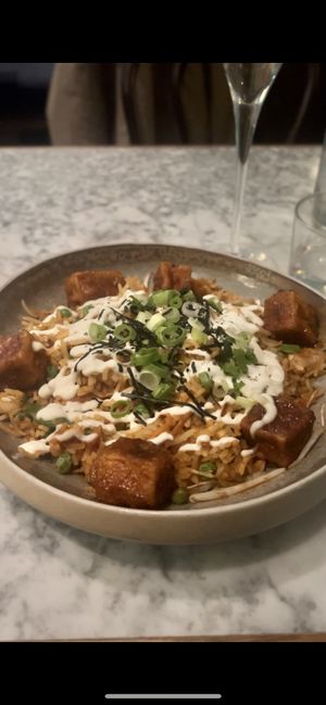 Kimchi bokkeumbap  at Mildreds - Soho in London