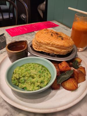 Mushroom Pie at Mildreds - Soho in London