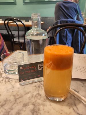 Carrot, Apple, Ginger at Mildreds - Soho in London
