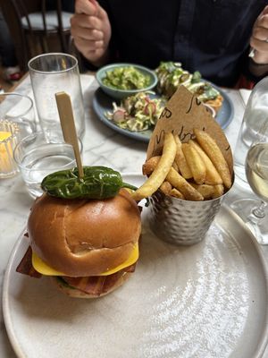 Chicken burger  at Mildreds - Soho in London