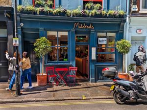 Outside of Mildreds - Soho at Mildreds - Soho in London