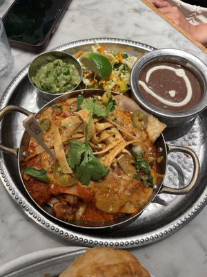 Enchiladas 8/10  at Mildreds - Soho in London