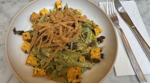 green tofu salad  at Mildreds - Soho in London