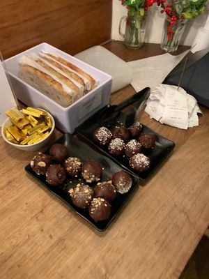 Little energy balls at Mildreds - Soho in London