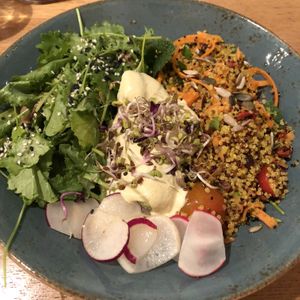 Vegan soul bowl  at Mildreds - Soho in London