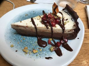 Double chocolate cake  at Mildreds - Soho in London