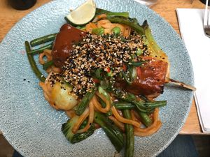 Tofu And noodles  at Mildreds - Soho in London