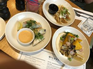 More yummy food 😊 at Mildreds - Soho in London