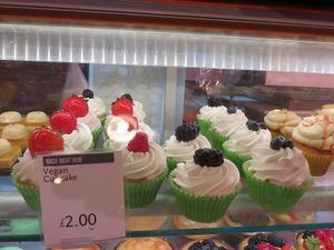 vegan cupcakes at Whole Foods Market - Piccadilly in London