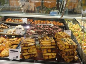 urgh, tofu just next to the meat at Whole Foods Market - Piccadilly in London