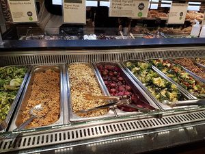 fresh food counter at Whole Foods Market - Piccadilly in London