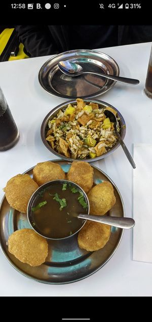 Pani Puri & behl puri at Diwana Bhel Poori House in North West London