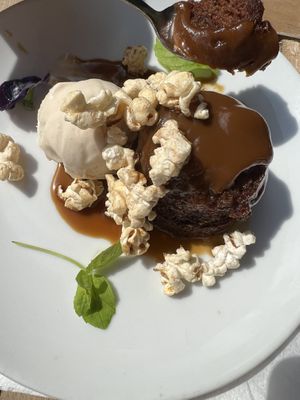 Sticky toffee pudding  at The Gate - Hammersmith in West London