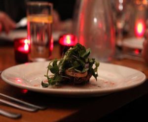 Wild mushroom cerviche at The Gate - Hammersmith in West London