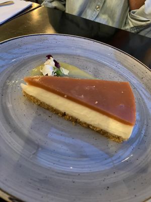 Rhubarb cheesecake   at The Gate - Hammersmith in West London