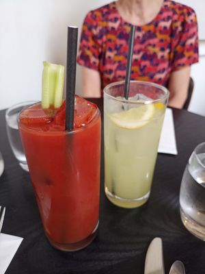 Virgin Mary and Elderflower Spritz at The Gate - Hammersmith in West London