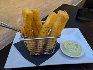 Polenta fries at The Gate - Hammersmith in West London